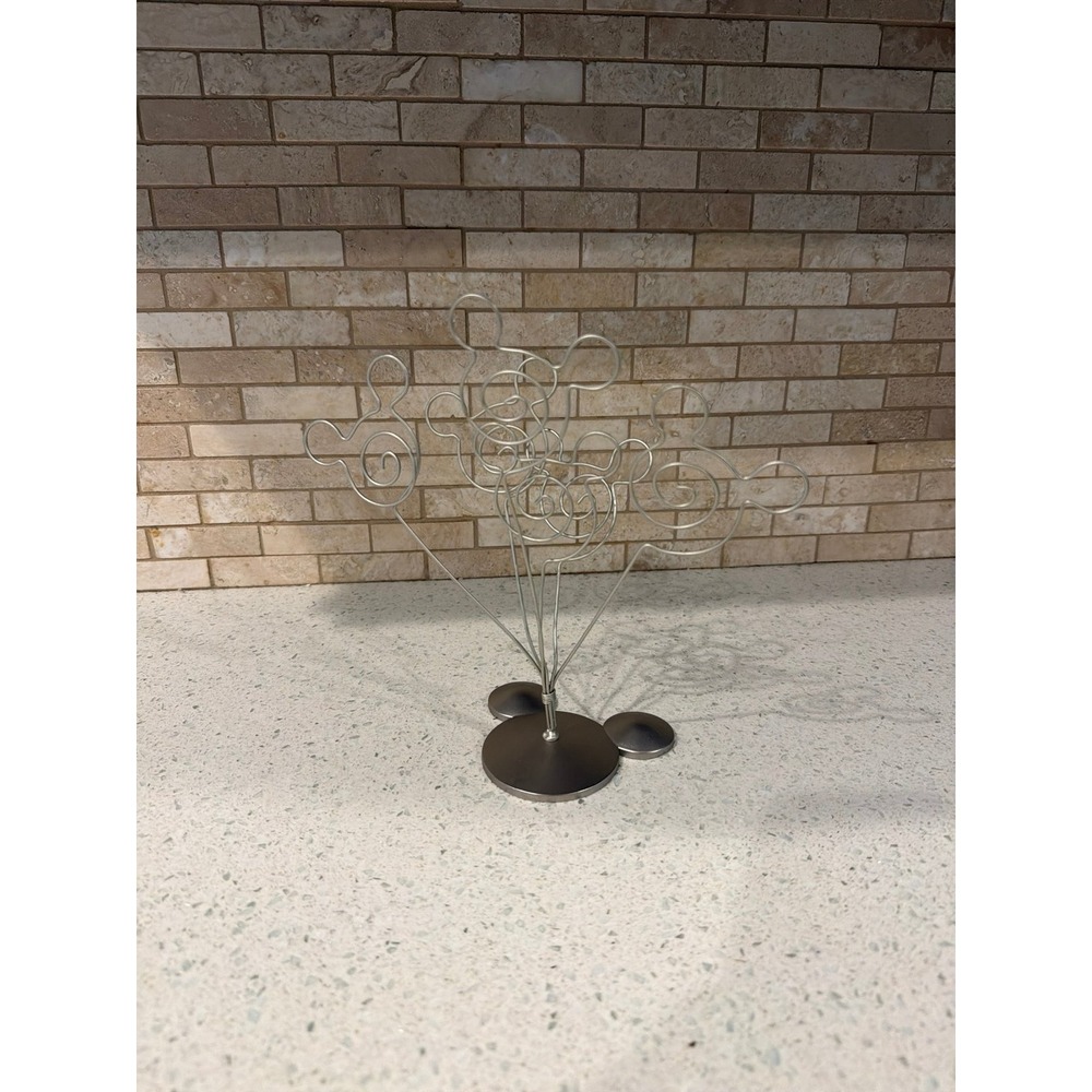 Disney Mickey Mouse‎ Photo Holder Metal Wire Tree